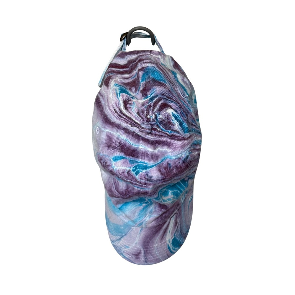 Urban Outfitters Blue Purple Tie Dye Baseball Hat